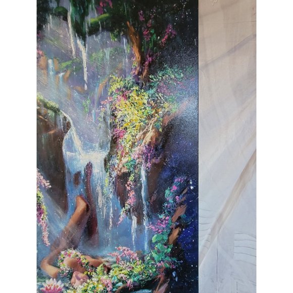 Carl g Armstrong Lady of the falls painting nude w - Picture 8 of 11